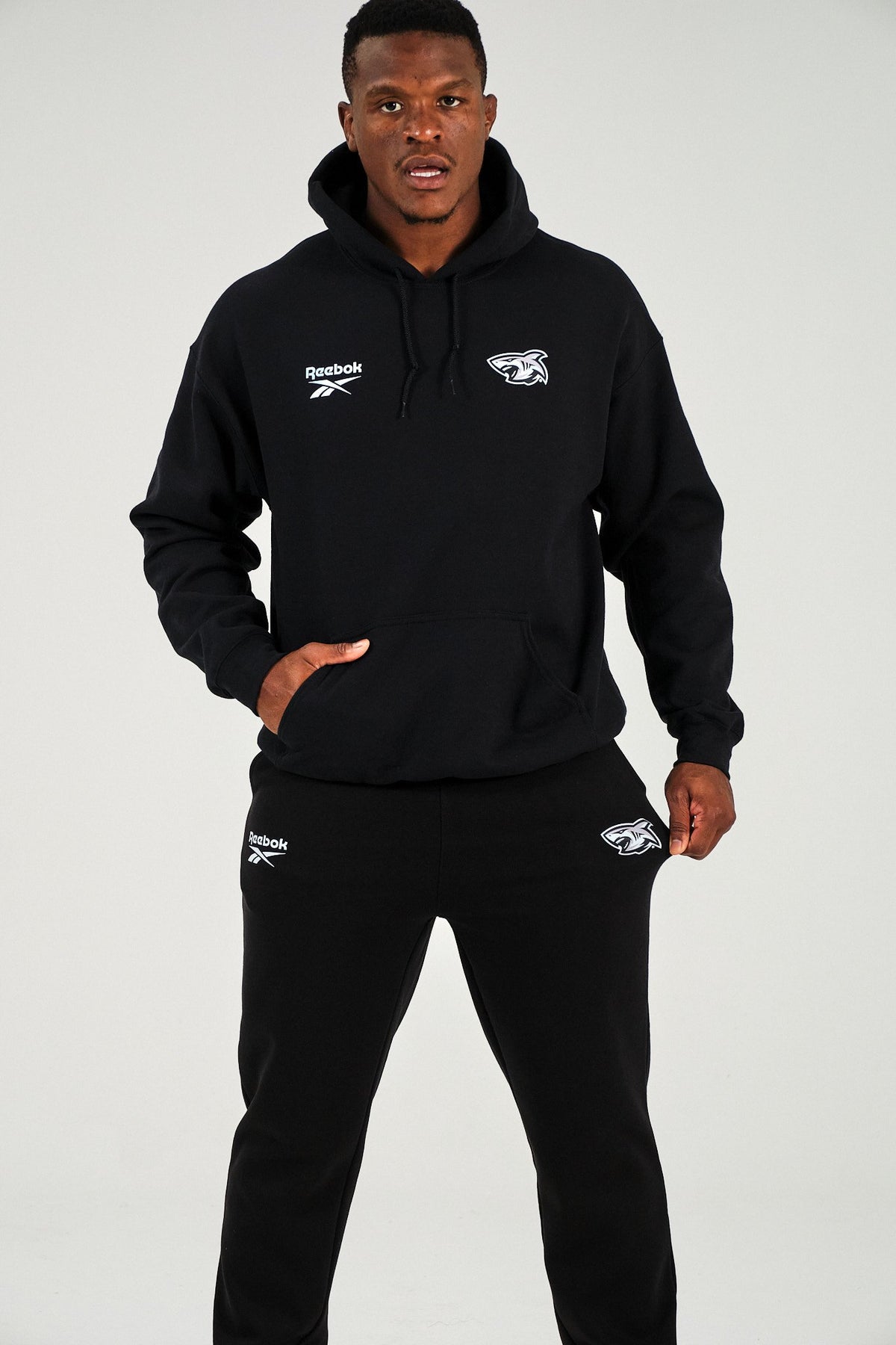 Sharks Reebok Unisex Track Pant - Black