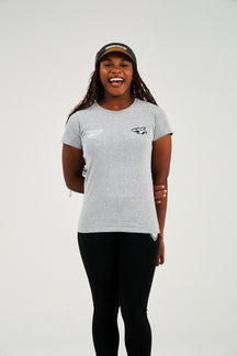 Sharks-Womens Tee Print-Grey