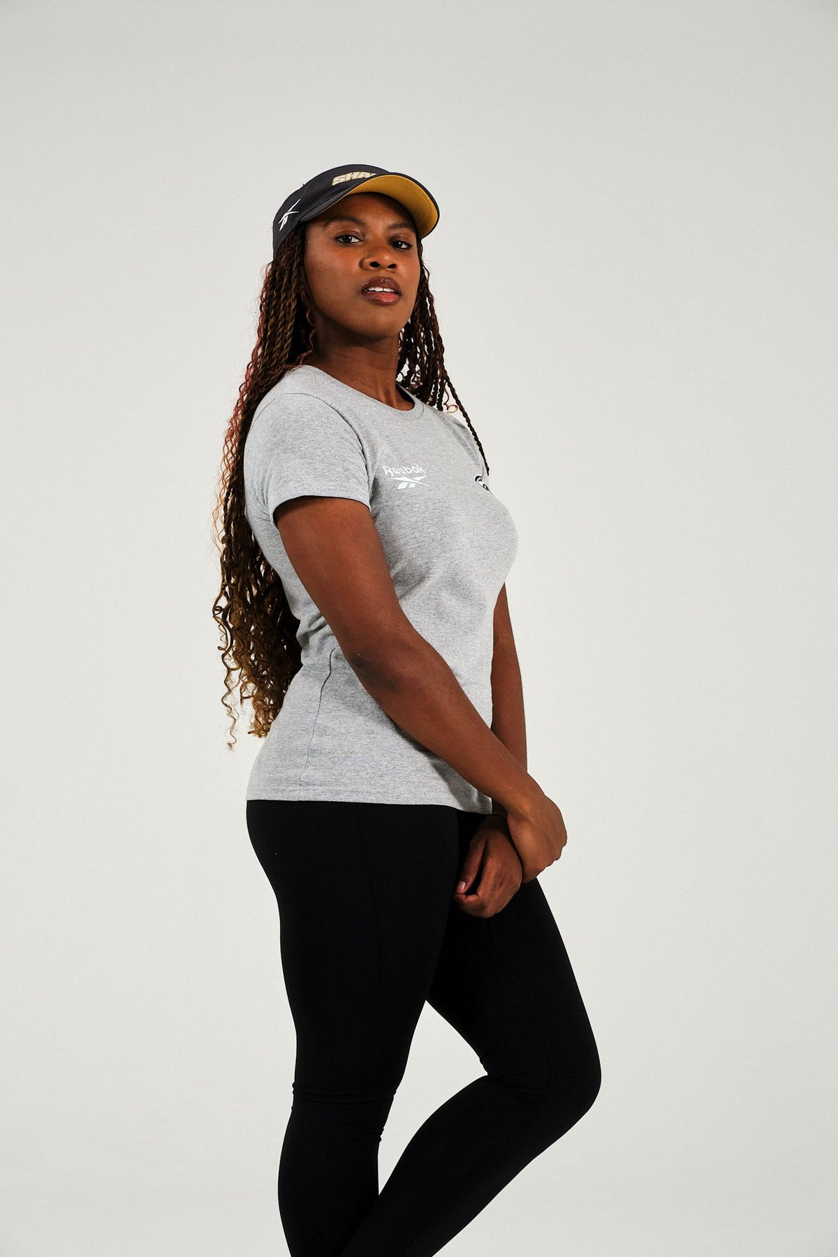 Sharks-Womens Tee Print-Grey