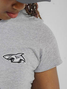 Sharks-Womens Tee Print-Grey