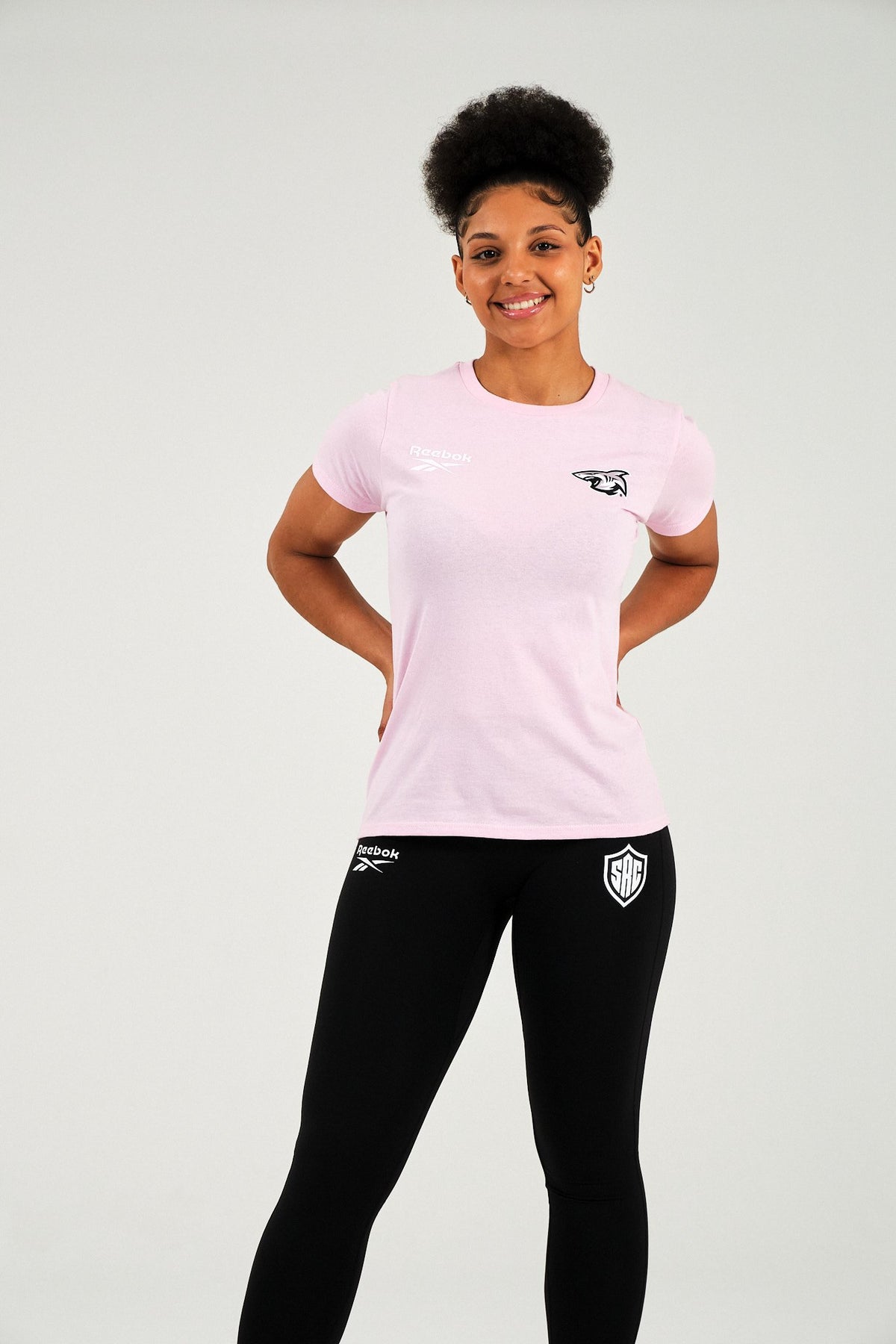 Sharks-Womens Tee Print-Pink