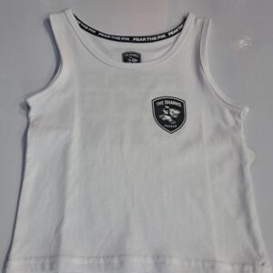 Sharks Kids Fear The Fin White Vest
