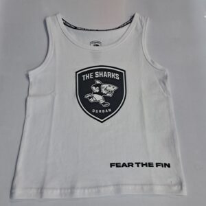 Sharks Kids White Logo Vest